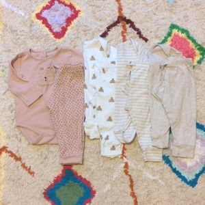Baby Gap bodysuit and leggings sets